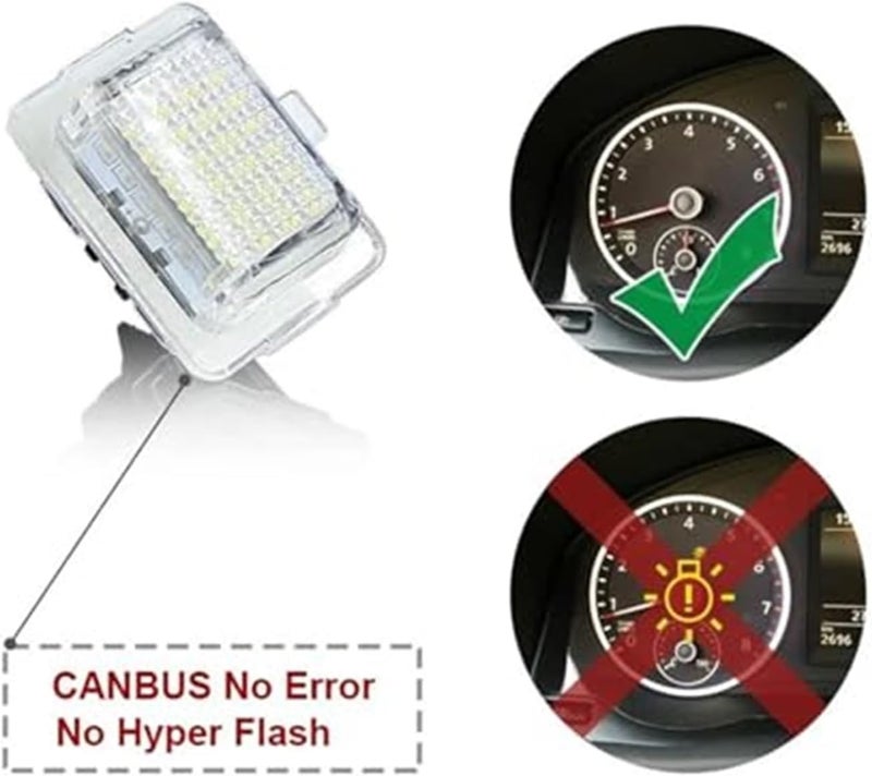 Wivplex LED License Plate Lights for Benz - Image 4