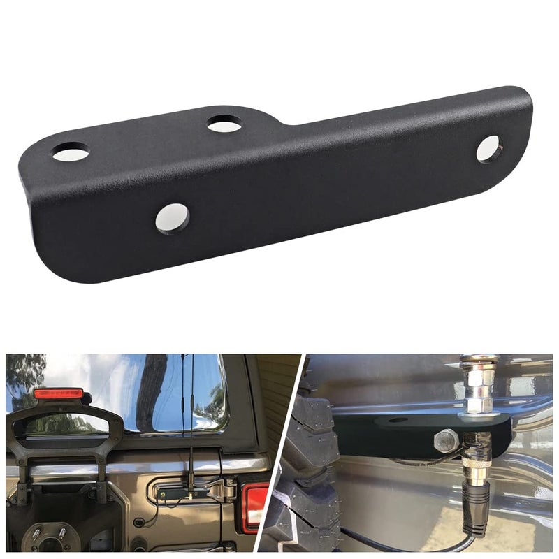 JL CB Antenna Mount Flag Holder Whip Mounting Bracket Kit Compatible with Jeep Wrangler JL 20182022