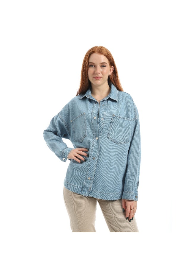 Coctail 3469-denim jacket-blue - Image 1