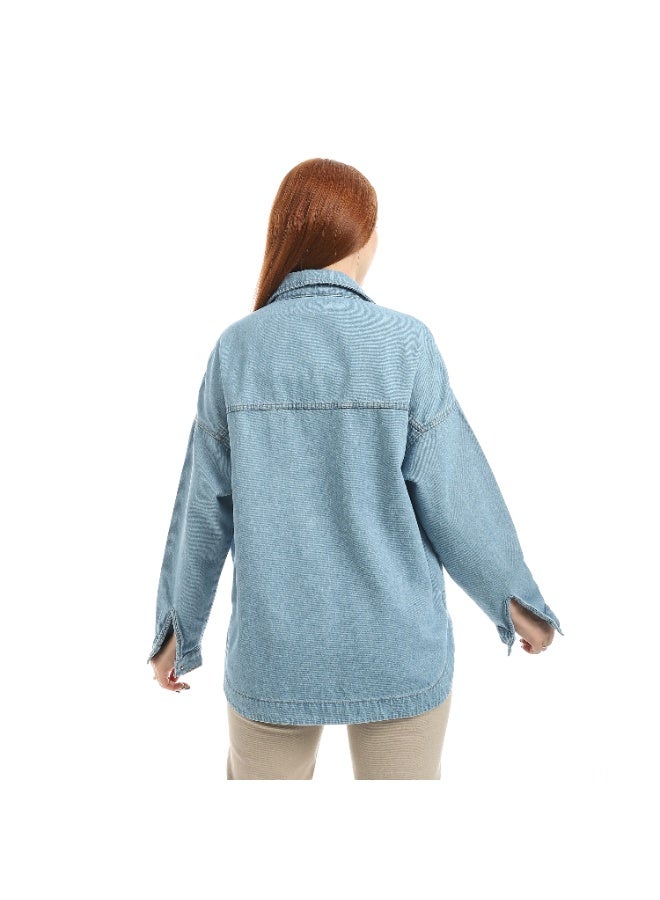 Coctail 3469-denim jacket-blue - Image 3
