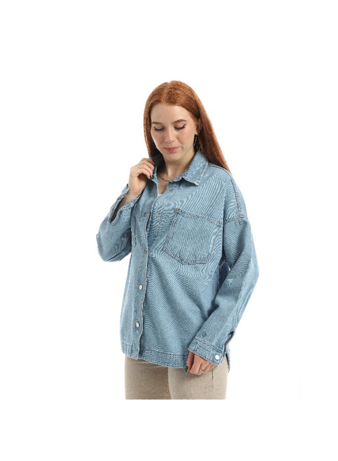 Coctail 3469-denim jacket-blue - Image 2