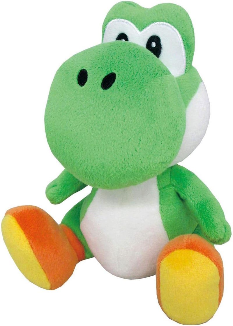 Little Buddy Super Mario All Star Collection 1416 Yoshi Stuffed Plush, 8",Multi-colored - Image 1