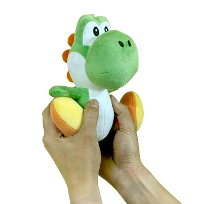 Little Buddy Super Mario All Star Collection 1416 Yoshi Stuffed Plush, 8",Multi-colored - Image 4