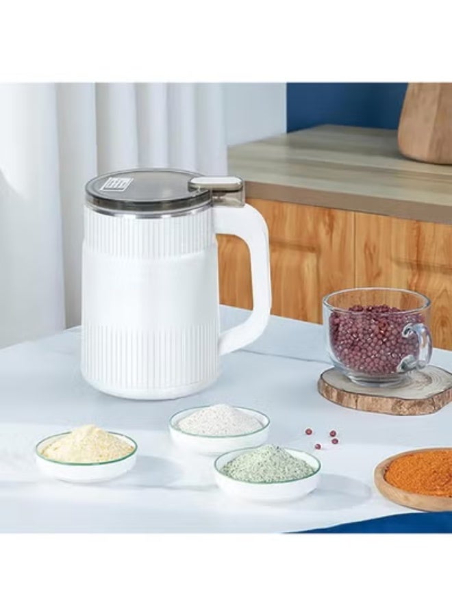 آلة طحن البودرة الصغيرة المنزلية، مطاحن الحبوب، مطحنة الأعشاب، مطحنة التوابل، مطحنة القهوة الكهربائية، آلة طحن متعددة الوظائف مع 304 شفرة من الفولاذ المقاوم للصدأ (أبيض) - Image 5