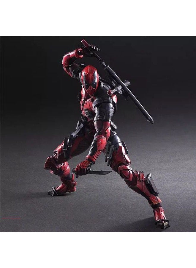 عام ديدبول المشتركة المنقولة الطابع نموذج سطح المكتب الديكور المنقولة دمية نموذج لعبة مجموعة الديكور هدية للعائلة والأصدقاء - Image 1