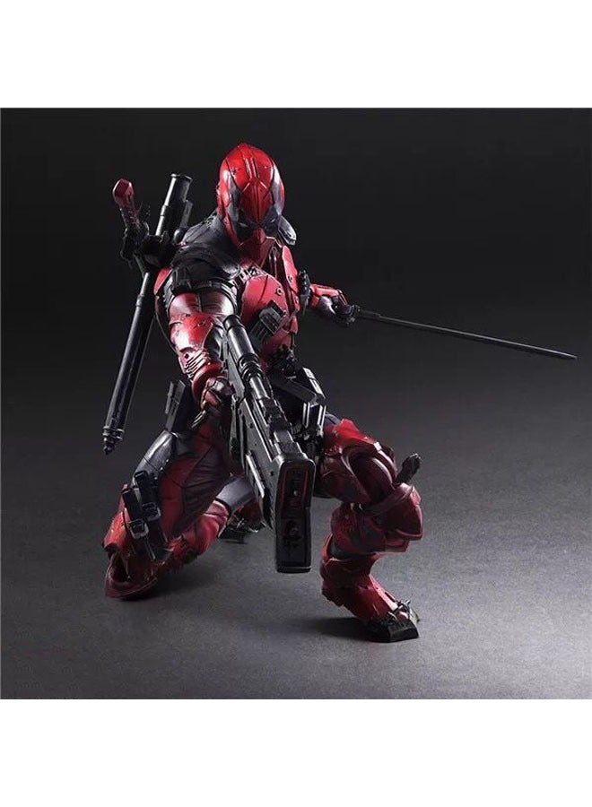 عام ديدبول المشتركة المنقولة الطابع نموذج سطح المكتب الديكور المنقولة دمية نموذج لعبة مجموعة الديكور هدية للعائلة والأصدقاء - Image 2