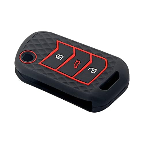 CARMATE Silicone Car Key Cover KC-09 Fit for (Bolero 2020+, Scorpio 2019+, TUV300 Plus, Marazzo, Thar 2020+)-Black - Image 2