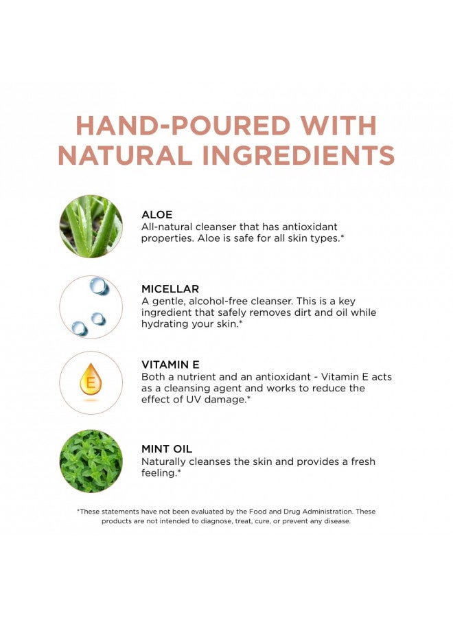 Pure for Men Flushable Wipes | Helps Eliminates Odor, 100% Biodegradable, Paraben & Alcohol Free | Vitamin E, Micellar & Aloe Vera | 48 Count - Image 5