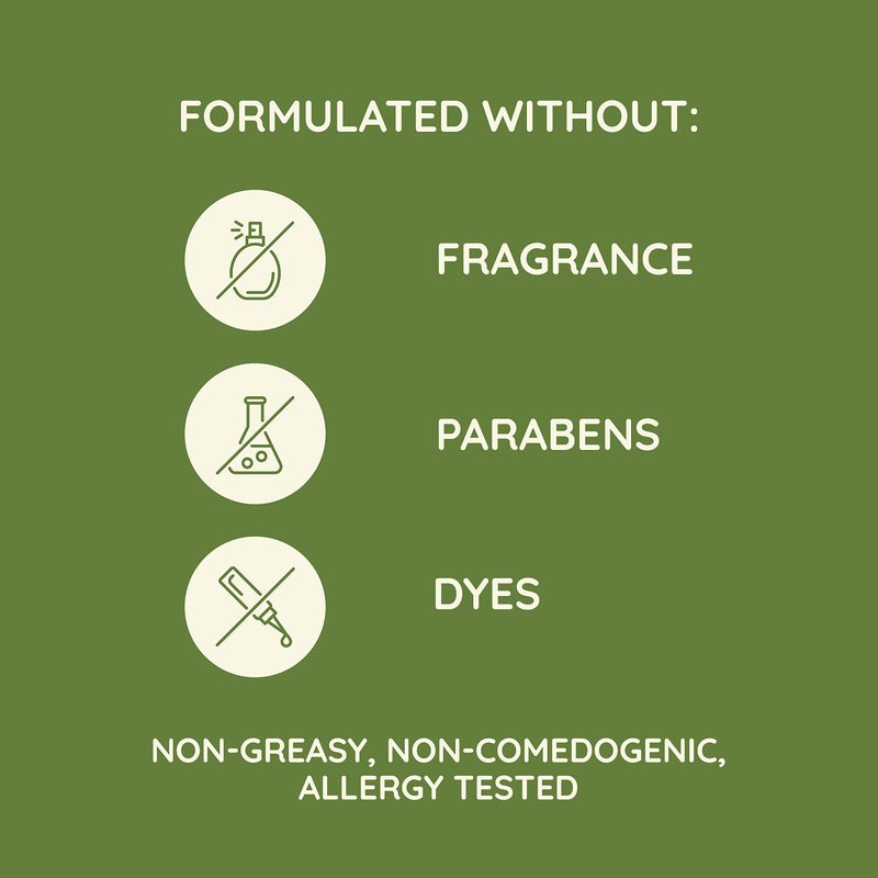 Aveeno Daily Moisturizing Body Lotion with Soothing Prebiotic Oat, Gentle Lotion Nourishes Dry Skin With Moisture, Paraben-, Dye- & Fragrance-Free, Non-Greasy & Non-Comedogenic, 12 fl. Oz - Image 3