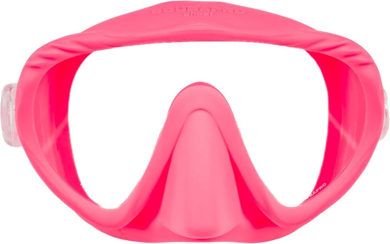 Scubapro SCUBAPRO Ghost Scuba Dive Mask LowVolume Frameless Design wUltra Clear Single Lens Silicone Skirt and EasyAdjust Strap Buckles Pink - Image 2