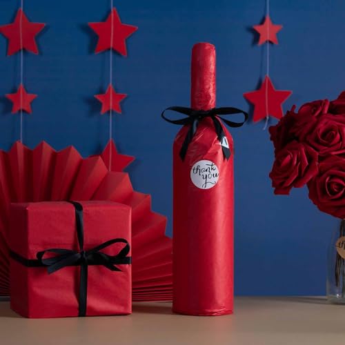 WOPARTY Red Premium Tissue Paper Wrapper Paper 20 x 28 Inch 10 Sheets Flower Wrapping Paper for Gifts Bags DIY Craft SuppliesParty Favors Goody Bags - Image 5