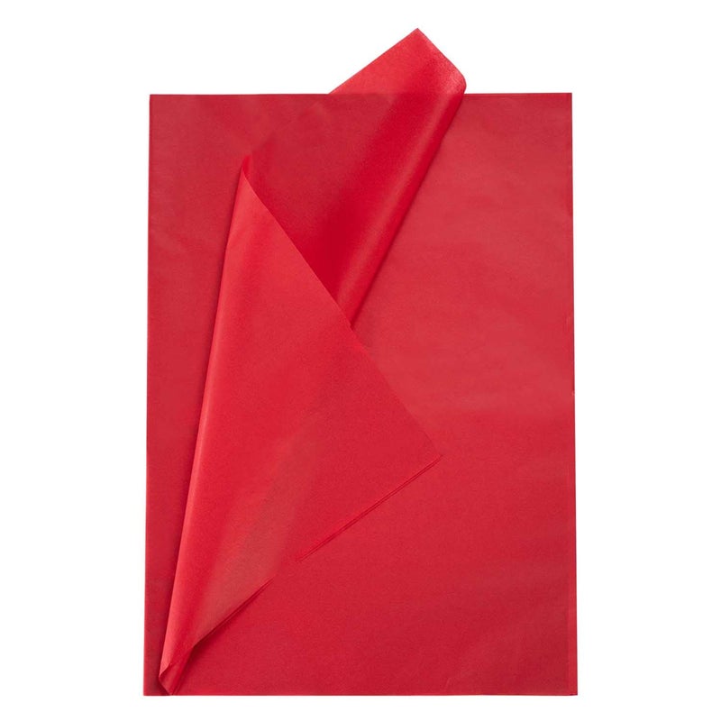 WOPARTY Red Premium Tissue Paper Wrapper Paper 20 x 28 Inch 10 Sheets Flower Wrapping Paper for Gifts Bags DIY Craft SuppliesParty Favors Goody Bags - Image 3