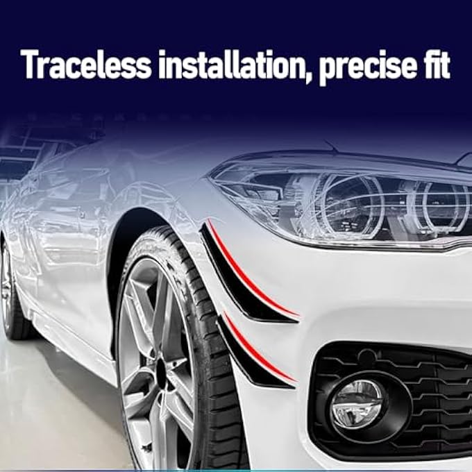 Depisuta Front Bumper Mudguard Side Air Vent Trim, Improved Aerodynamics Glossy Black Side Wing Vent Trim, 2PCS for 1 Series F20 F21 LCI M Sport 2015-2019 for Car Exterior Decoration - Image 3