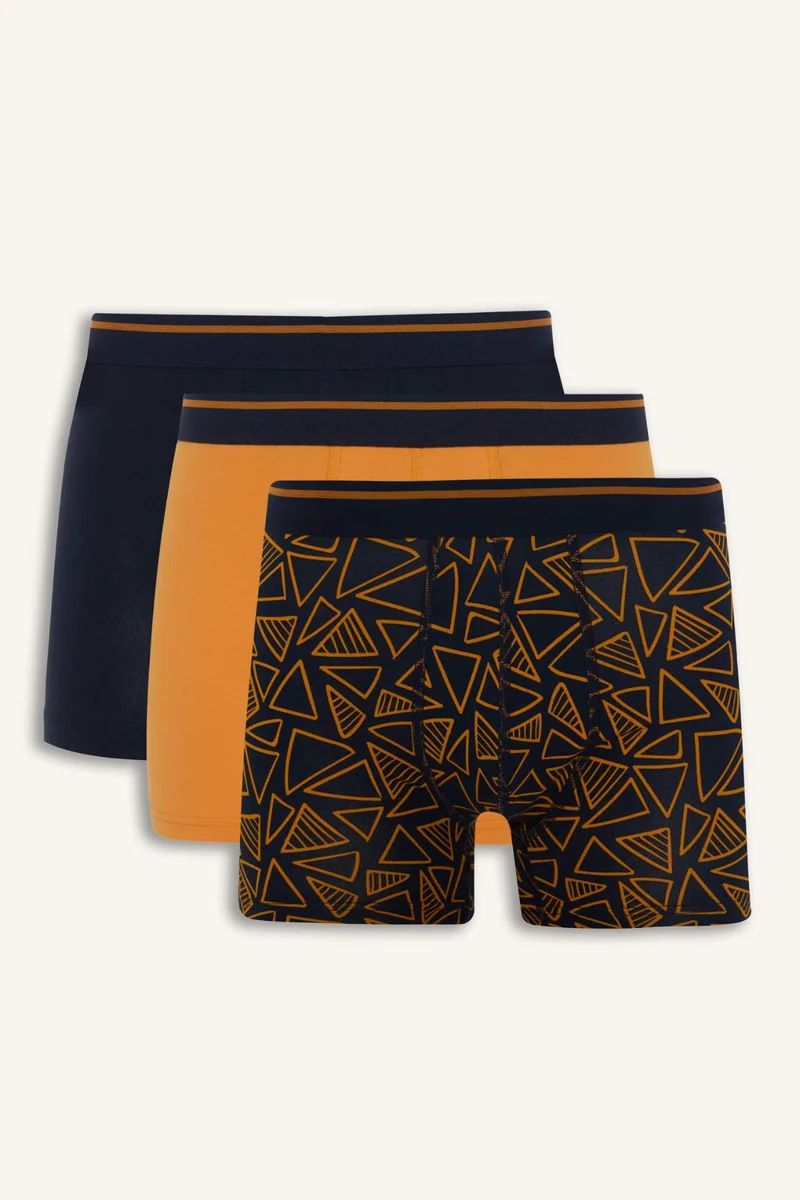 ديفاكتو Regular Fit Printed 3 Piece Boxers