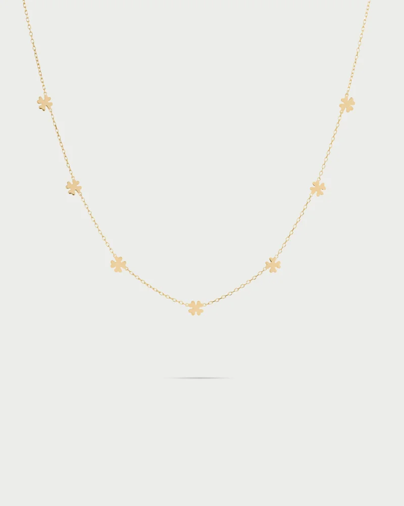 Rue Des Mill Seven Clovers Necklace