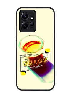 Stylizedd Rugged Black edge cover for Redmi Note 12 4G Slim fit Soft Case Flexible Rubber Edges Anti-Drop TPU Gel Thin Case - Chai Karak  - Image 1