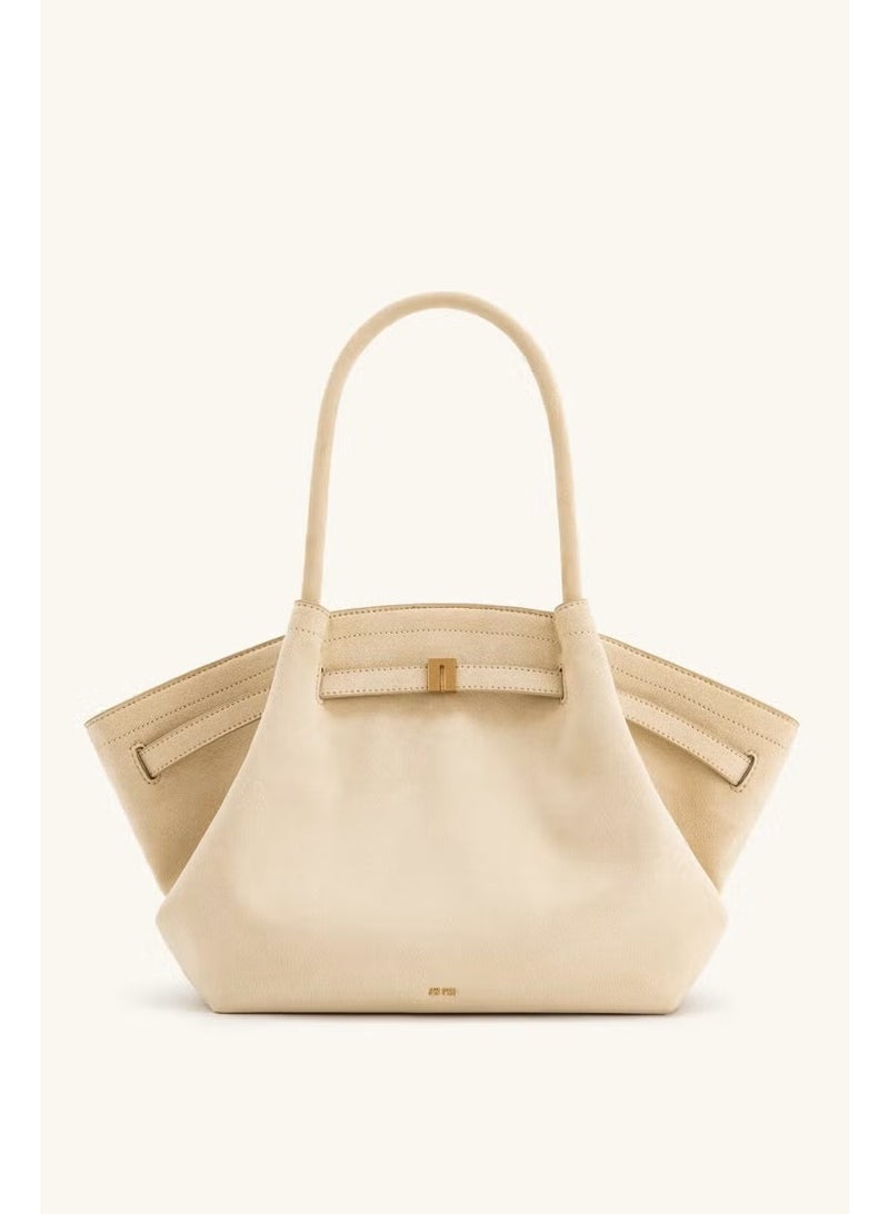 Hana Medium Faux Suede Tote