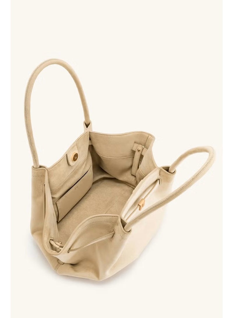 JW PEI Hana Medium Faux Suede Tote - Image 2