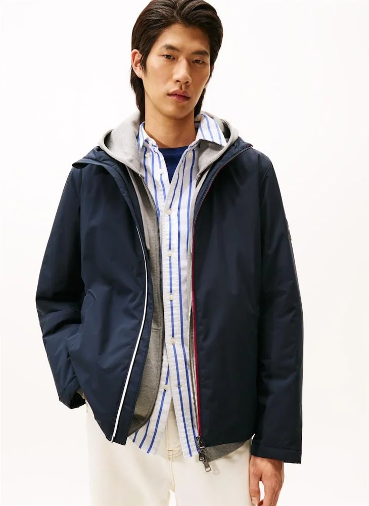 Casual Zip Through Hoodie