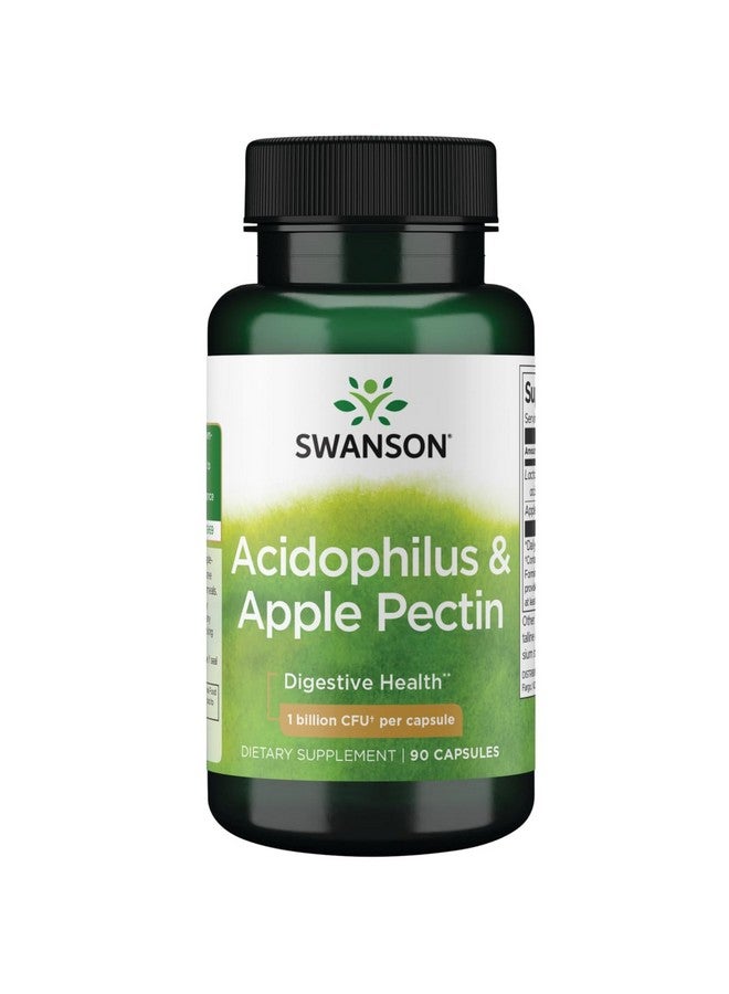 SWANSON سوانسون أسيودوفيلوس وبيكتين التفاح 90 كبسولة - Image 1