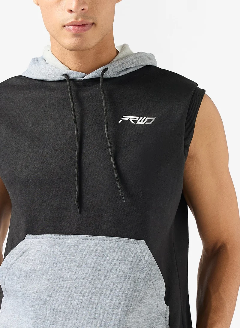 Frwd  Training Sleeveless Pullover Hoodie for Men | Best Price UAE