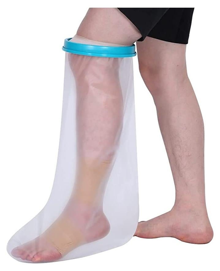 Arabest Cast Cover For Shower Leg Adult Waterproof Cast Protector For Foot Reusable Shower Boot Cast Bag For Leg Cast Leg Cover For Showering After Surgery Watertight Seal To Keep Cast And Bandage Dry - Image 1
