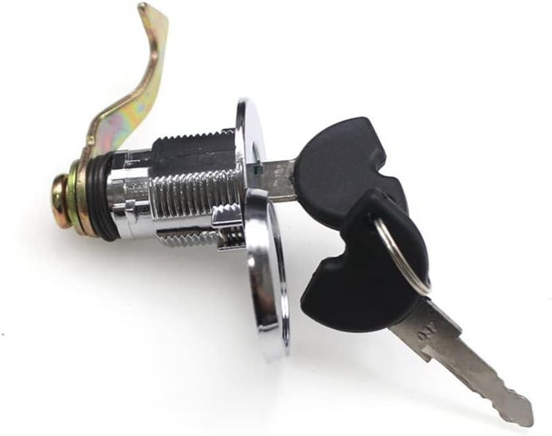 cheekyglo Motorcycle Tail Box Storage Lock, Metal Motorcycle Trunk Lock Modified Scooter Trim Tail Lock with 2 Keys for Motorcycles Scooters Electric Vehicles - Image 1