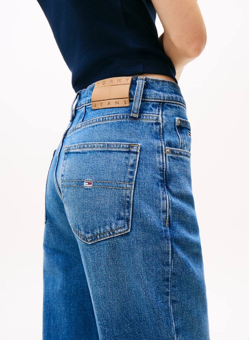 TOMMY JEANS Mom Ultra High Rise Straight Tapered Jeans  - Image 3