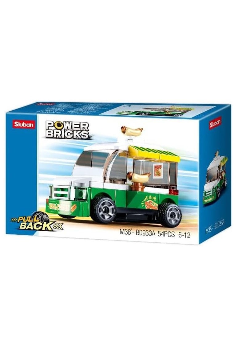 Sluban - Sluban - Power Bricks Pull Back Cars Bricks Set (Different Models) - M38-B0933 - Image 1