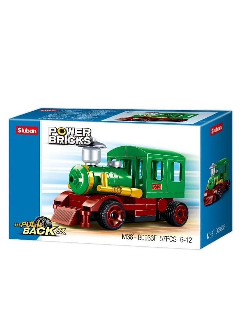 Sluban - Sluban - Power Bricks Pull Back Cars Bricks Set (Different Models) - M38-B0933 - Image 1