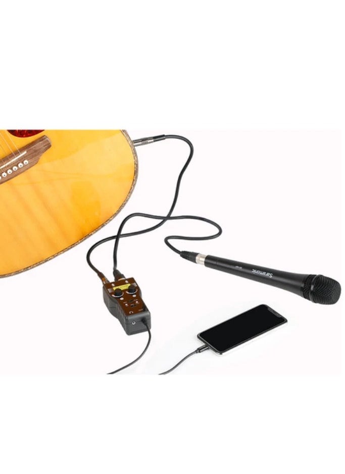 Saramonic SmartRig+Di 2-Channel Mic and Guitar Interface with Lightning Connector for iOS Devices
