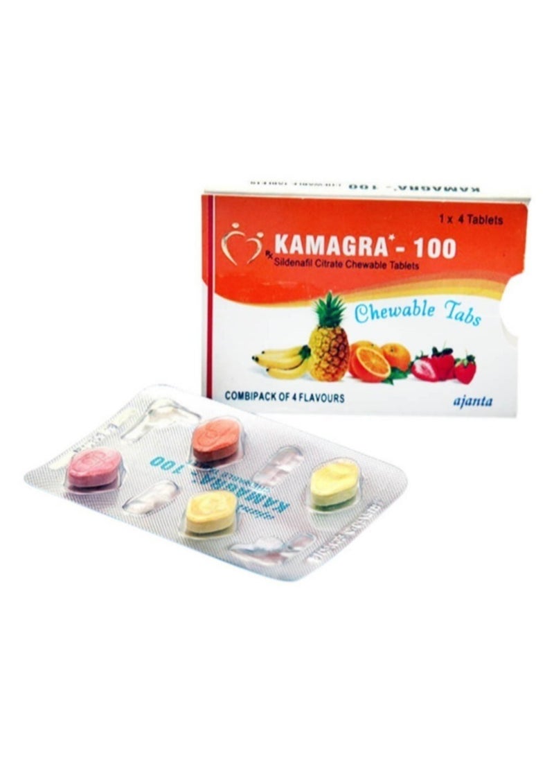 Pack of 4 Chewable Tabs Kamagra