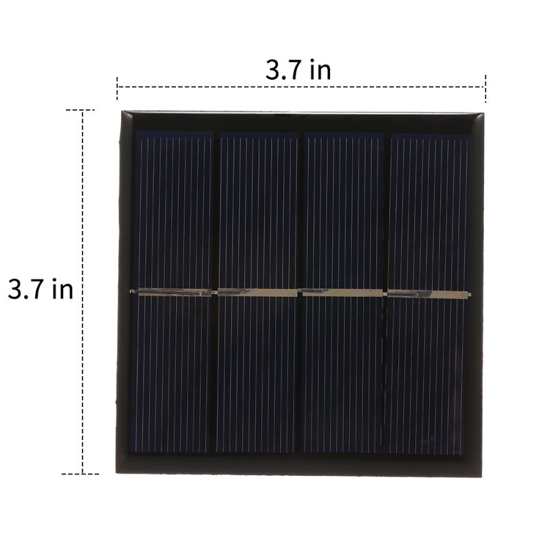 Portable Solar Charger: 90*90mm 1.5oz Small Lightweight - 19.5%+ High Efficiency Solar Powered Battery Charger for 1.2V Rechargeable AA Batteries, Household Appliances, Kids Toys - Image 2