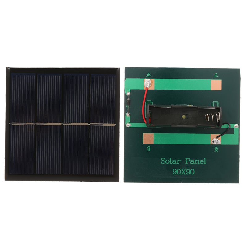 Portable Solar Charger: 90*90mm 1.5oz Small Lightweight - 19.5%+ High Efficiency Solar Powered Battery Charger for 1.2V Rechargeable AA Batteries, Household Appliances, Kids Toys - Image 5