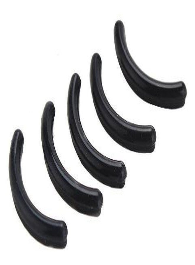 ASTRQLE 10PCS Black 0.98" Silicone Elastic Replacement Cushion Eyelash Clip Curler Rubber Refills Mat Silicone Pad Makeup Tool Fit Most Eyelash Curler - Image 4