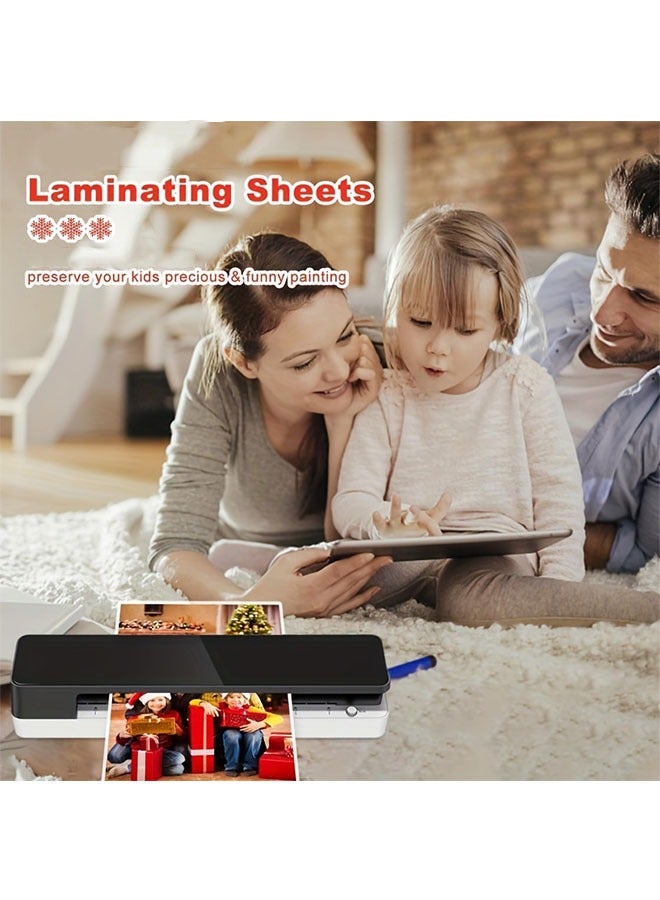 ﻿ 100PCS photo film, 7.4 inches * 5.31 inches, Thermal Laminating Film Clear,  Thermal Laminating Pouch, Laminating Sheets, Camera Film, hot laminated bag, laminated paper, transparent, office and school supplies - Image 4