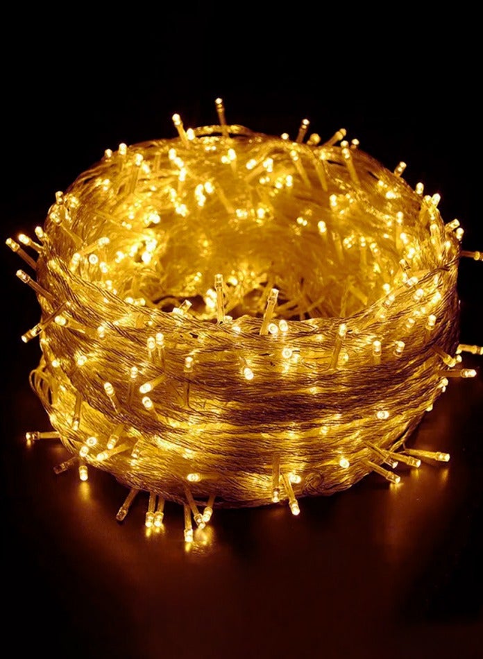 MODI 50M 480 LEDs Warm White, Outdoor String Lights, IP44 Waterproof Fairy Lights for Garden, Patio, Balcony, Wedding, Ramadan, Christmas & Home Decoration – Cu+PC Durable Material - Image 1