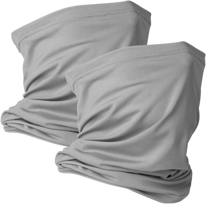 VULKIT 2 Pack Neck Gaiter Face Mask Scarf Reusable Bandanas Tube UV Protection Balaclava Outdoor Sport for Men and Women - Image 1