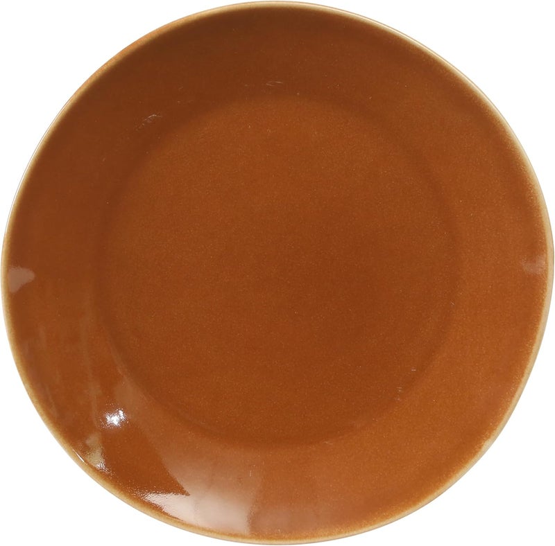 Bloomhouse Oprahs Favorite Things  Montecito Breeze 16 Piece Service for 4 Double Plates and Bowls Stoneware Reactive Glaze Dinnerware Set  Terracotta Canyon - Image 5