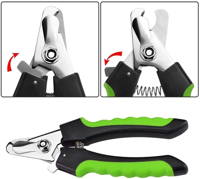 Roforuf Dog Nail Cutter and Filer for Pets Stainless Steel Grooming Tool for Dogs & Puppies Safe, Travel-Friendly, Easy to Use Nail Clipper for Daily Use - Image 2