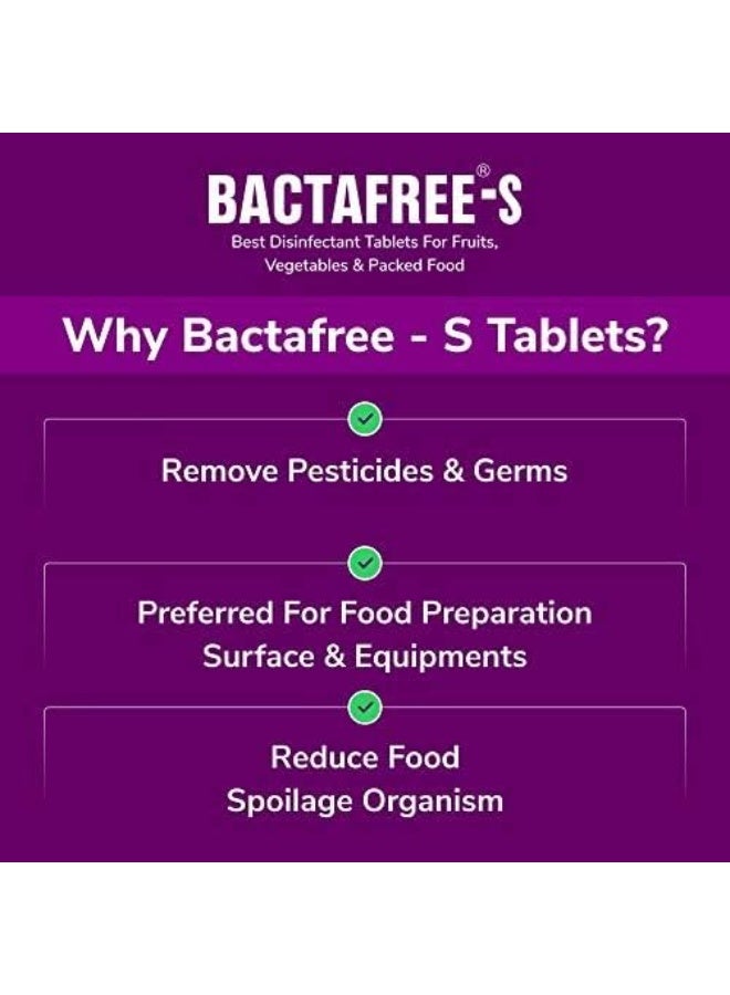Generic Sanitizer tablets for Vegetables, Fruits Disinfectant Tablets - 40 Tablets Pack - Fruits and Vegetables Sanitizing Solution  - Image 5