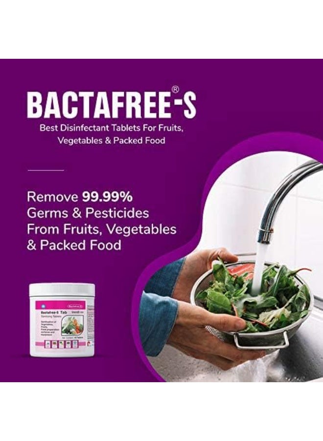 Generic Sanitizer tablets for Vegetables, Fruits Disinfectant Tablets - 40 Tablets Pack - Fruits and Vegetables Sanitizing Solution  - Image 4