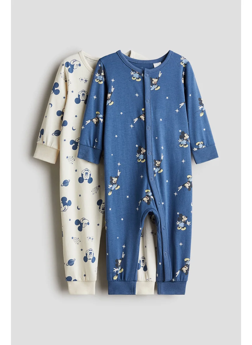 H&M 2-Pack Printed Pyjamas