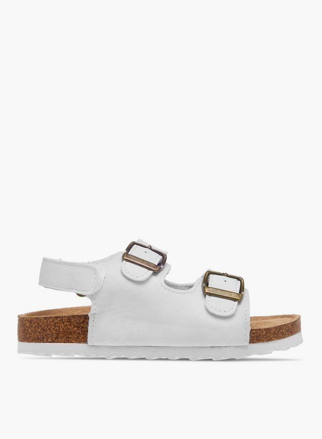LBL by Shoexpress Buckle Detail Sandals With Hook And Loop Closure - Image 2