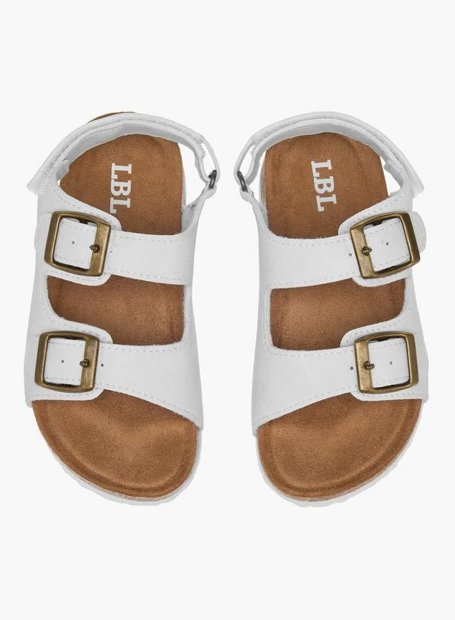 LBL by Shoexpress Buckle Detail Sandals With Hook And Loop Closure