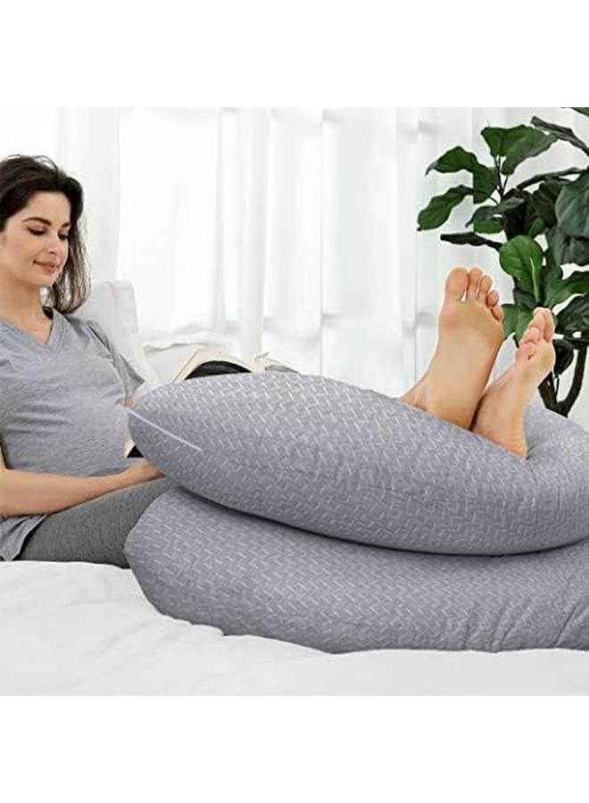 مون وسادة الأمومة من الخيزران باللون الرمادي - Image 2