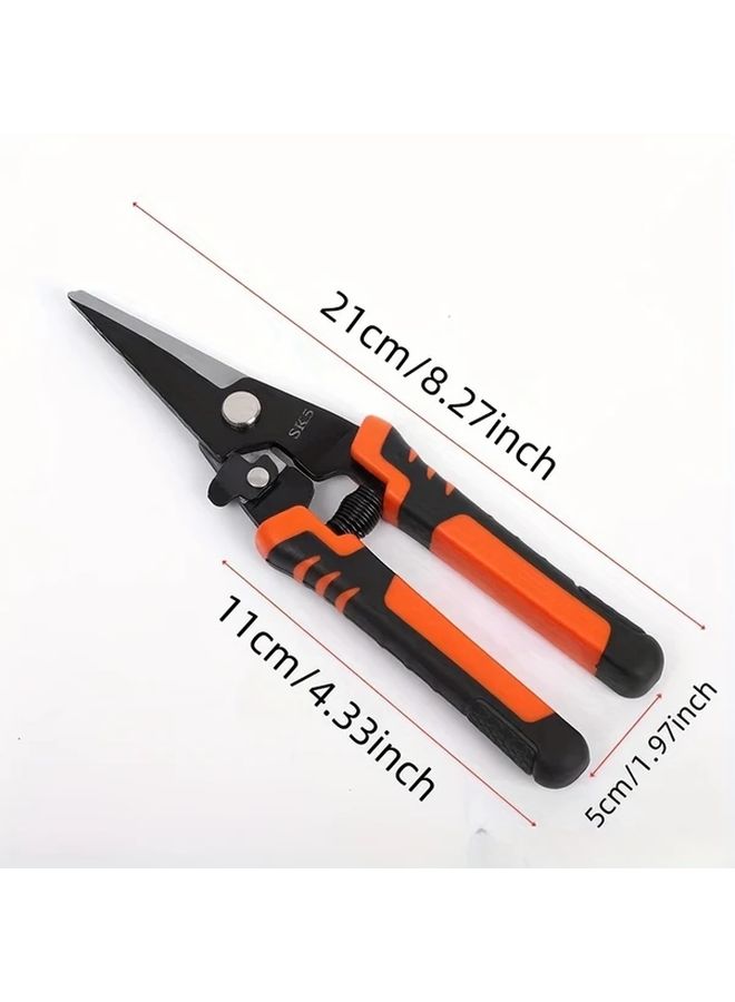 Straight Aviation Metal Scissors Industrial Strength Chrome Vanadium Steel Rust Proof - Image 5