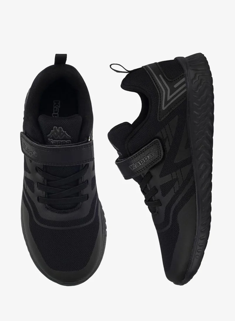 Kappa Boys Logo Print Hook & Loop Sports Shoes