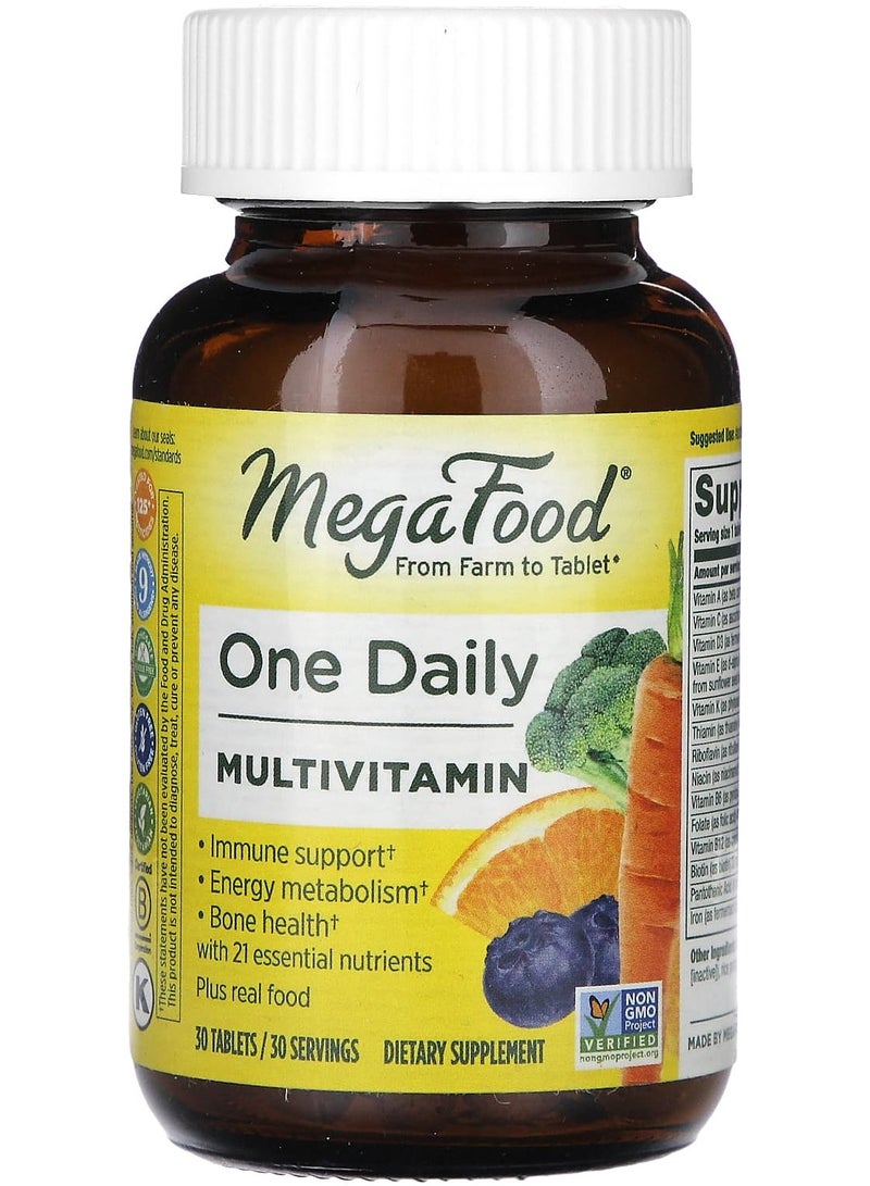 MegaFood One Daily Multivitamin, 30 Tablets