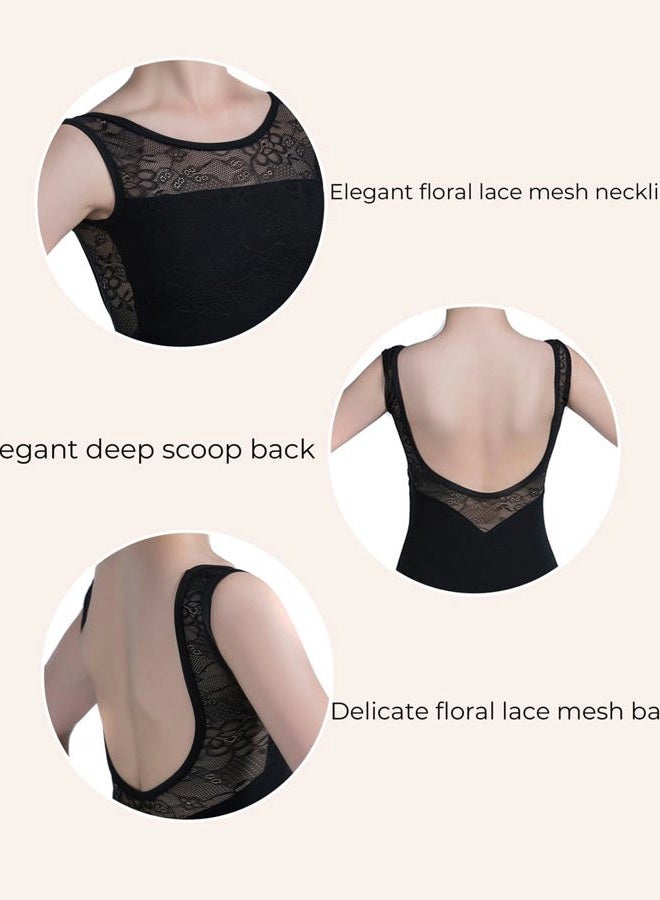 Dance Favourite Black Leotards for Women and Girls Gymnastics 01D0163 (XS) - Image 3